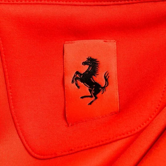 Scuderia Ferrari Unisex Double Face Hood Full Zip Sweater Jacket US 2XL IT 56